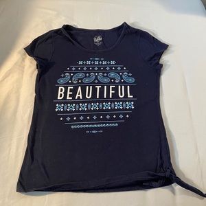 Blue sparkly t-shirt from Justice